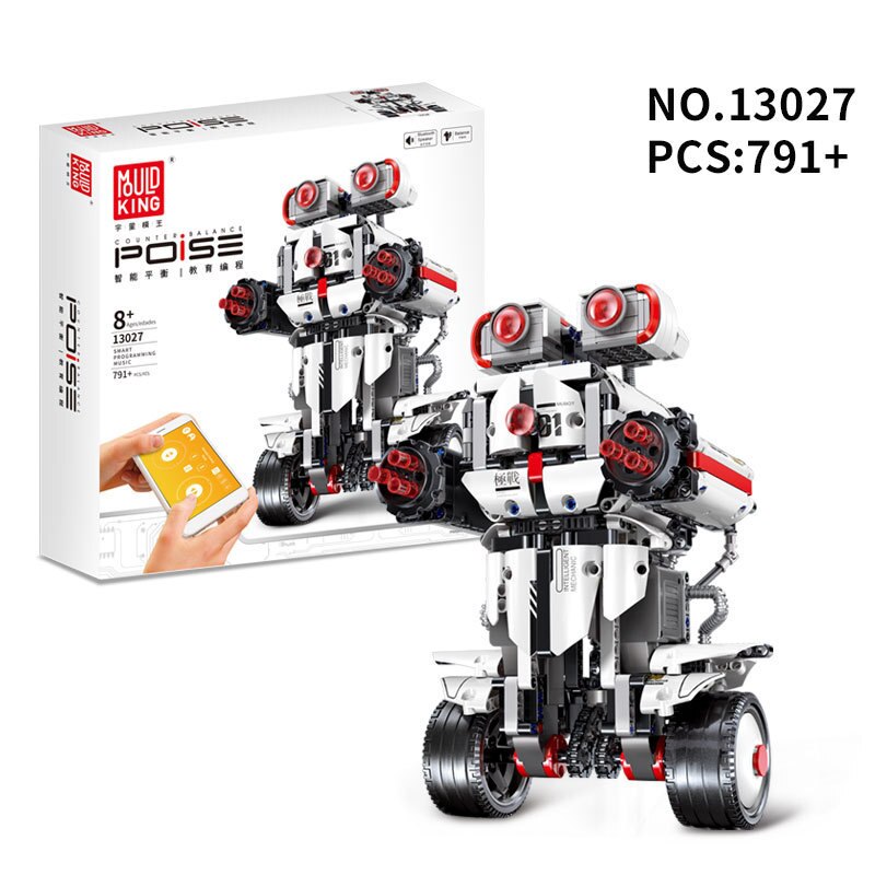 White Balance Programming Robot White App Education Series Assembling and Combined Building Blocks Toy Boy customize