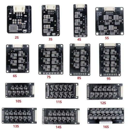 Custom Wholesale 1.2A 2S-17S High Current Equalizer Module Li-Ion Lifepo4 Lithium Battery Active Balancer Energy Transfer Bms