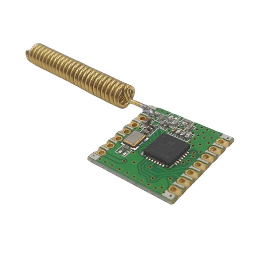 Custom With antenna RFM69CW 433/868/915mhz FSK Wireless Transceiver Module SX1231 13DB SPI 16*16mm