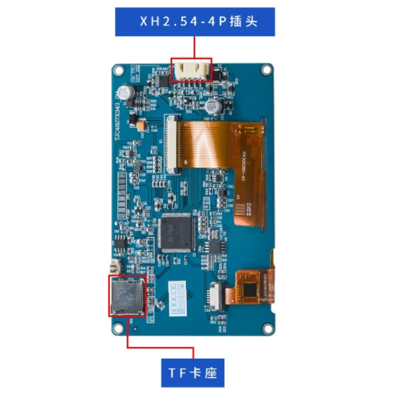 Custom X3 4.3 inch series touch screen TJC4827X343_ 011X Serial Port Intelligent Screen HMI Serial Port Screen