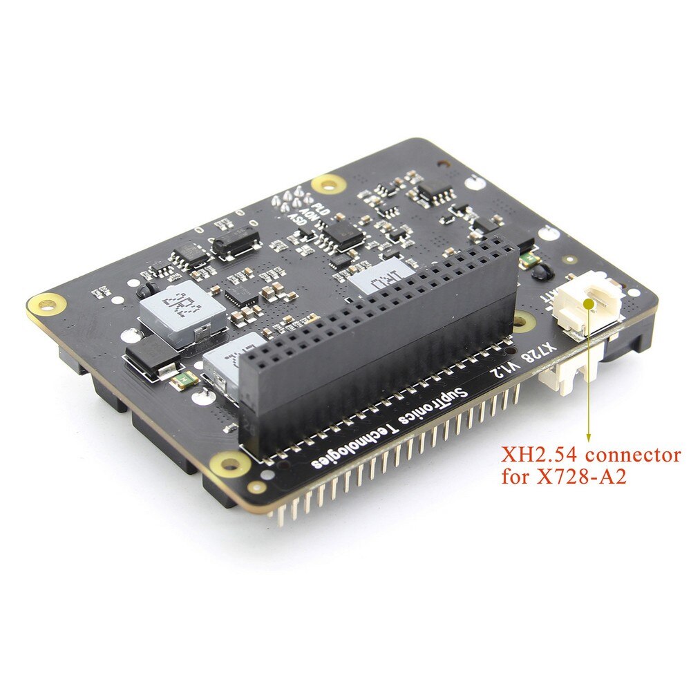 X728 V1.2 UPS HAT& Power Management Board with AC Power Loss Detection, Auto On & Safe Shutdown Function for Raspberry Pi 4B/3B+ customize