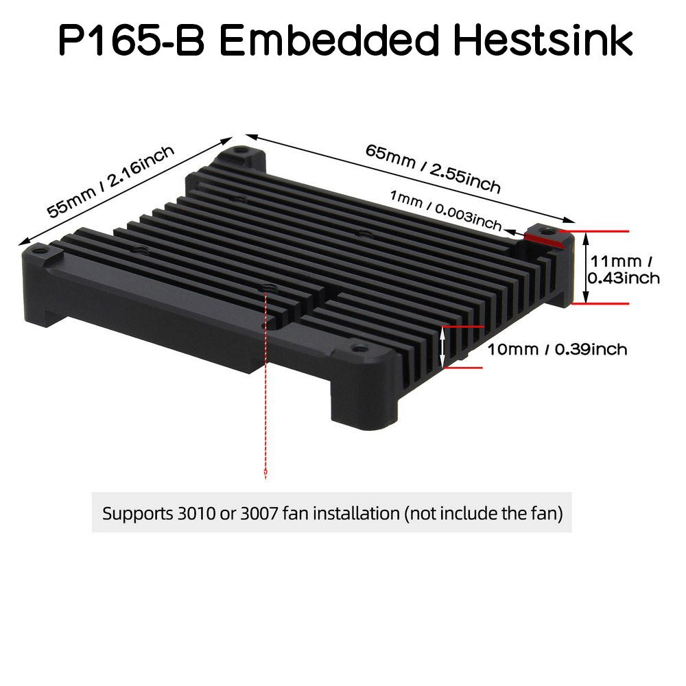 X728 V2.1 UPS HAT& Power Management Board + Heatsink for Raspberry Pi 4B/3B+/3B customize