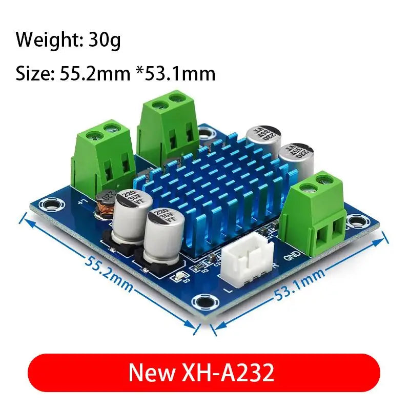 Custom  XH-A232 TPA3110 Digital Amplifier Board 30W*2 2.0 Channel Class D Stereo Audio AMP DC 8-26V 3A For Desk Speaker