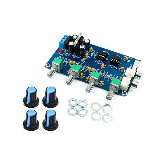 Custom XH-M164 NE5532 Stereo Pre-amp Preamplifier Tone Board Audio 4 Channels Amplifier Module 4CH CH Control Circuit Telephone Preamp