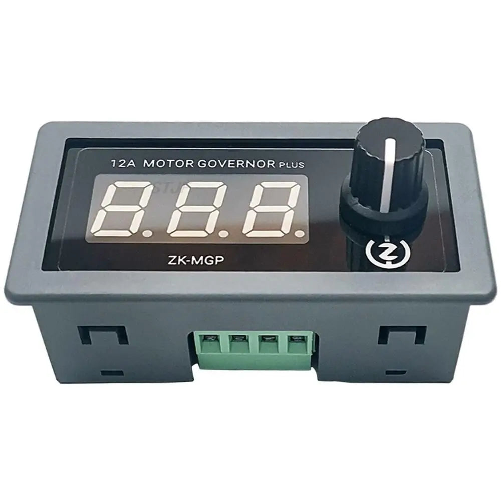 Custom ZK-MGP PWM DC Motor Speed Controller 1KHz-99KHz Frequency Adjustable Motor Governor LED Dimming DC 5-30V 12A Dual MOS Driver