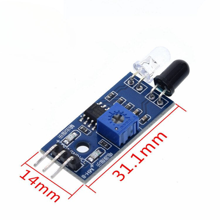 Smart car barrier avoidance sensor module infrared tube module photoelectric reflection sensor infrared barrier avoidance customize