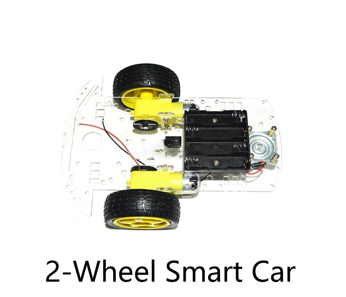 custom 2-Wiel Smart Car Chassis Kit Met Speed Code Disc Slimme Auto Wielen Voor Arduino Diy Kit