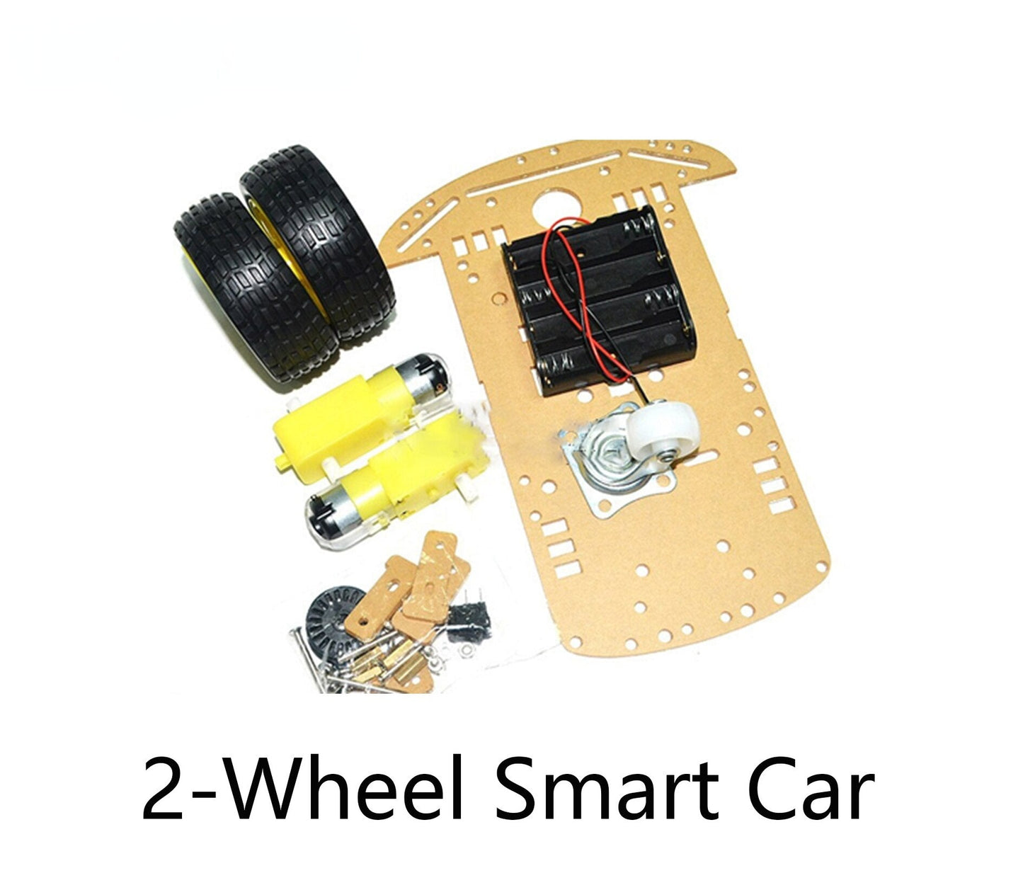 custom 2-Wiel Smart Car Chassis Kit Met Speed Code Disc Slimme Auto Wielen Voor Arduino Diy Kit