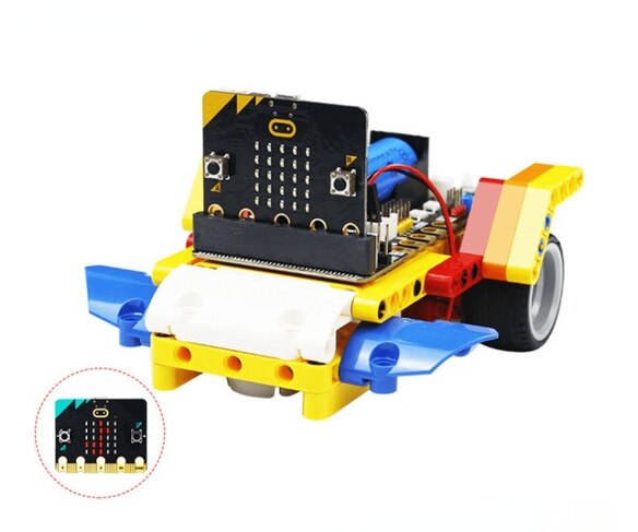 custom  5 In 1 Bouwsteen Running: Bit Robot Catr Kit Met App Afstandsbediening Voor Bbc Micro:bit V2