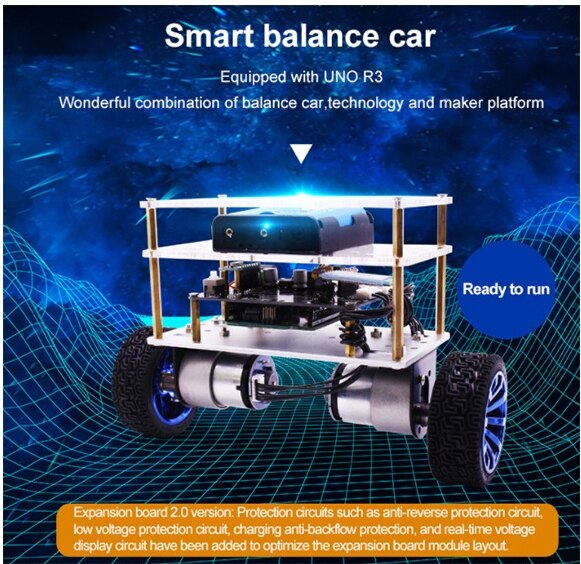 custom Arduino Self-Balancing Twee Wiel Open Source Programmering Smart Robot Kit Met MPU6050