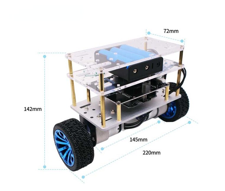 custom Arduino Self-Balancing Twee Wiel Open Source Programmering Smart Robot Kit Met MPU6050