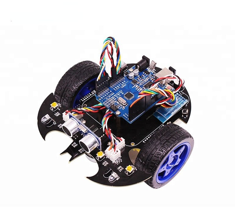 custom Draadloze Intelligente Controle Educatief Smart Bat Robot Auto Kit Voor Educatief Diy Leren