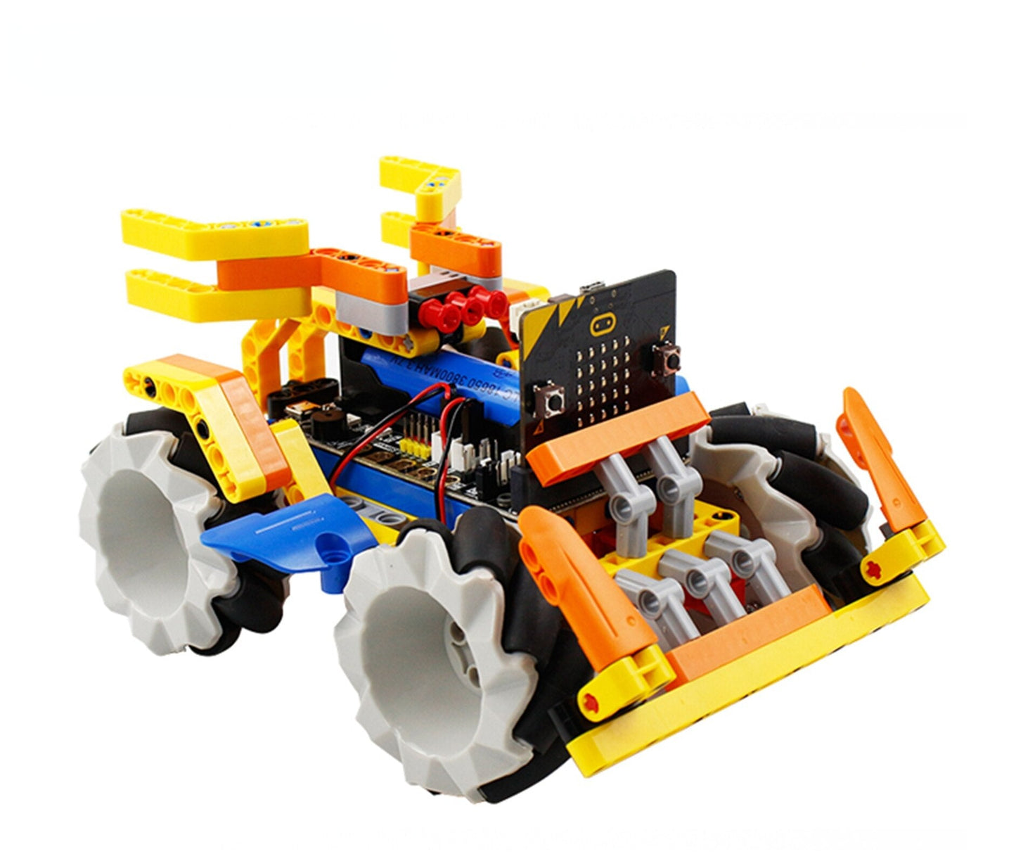 custom Educatief Programmering Omnidirectionele Beweging Robot Auto Gebaseerd Op Micro: Bit V2