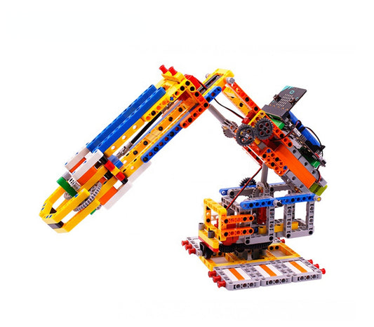 custom Innovatieve Diy Programmering Mechanische Bouwsteen Robotarm Speelgoed Aangedreven Zonder Bbc Microbit V2