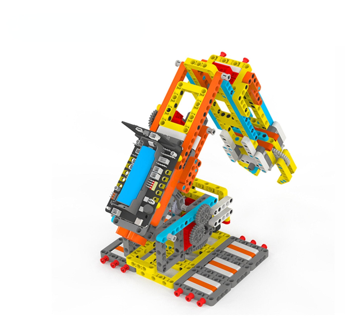 custom Innovatieve Diy Programmering Mechanische Bouwsteen Robotarm Speelgoed Aangedreven Zonder Bbc Microbit V2