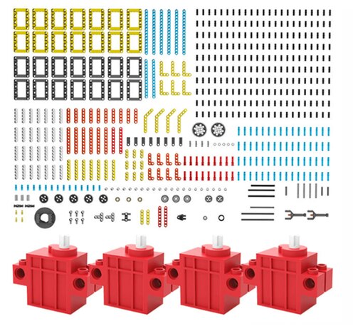 custom Innovatieve Diy Programmering Mechanische Bouwsteen Robotarm Speelgoed Aangedreven Zonder Bbc Microbit V2