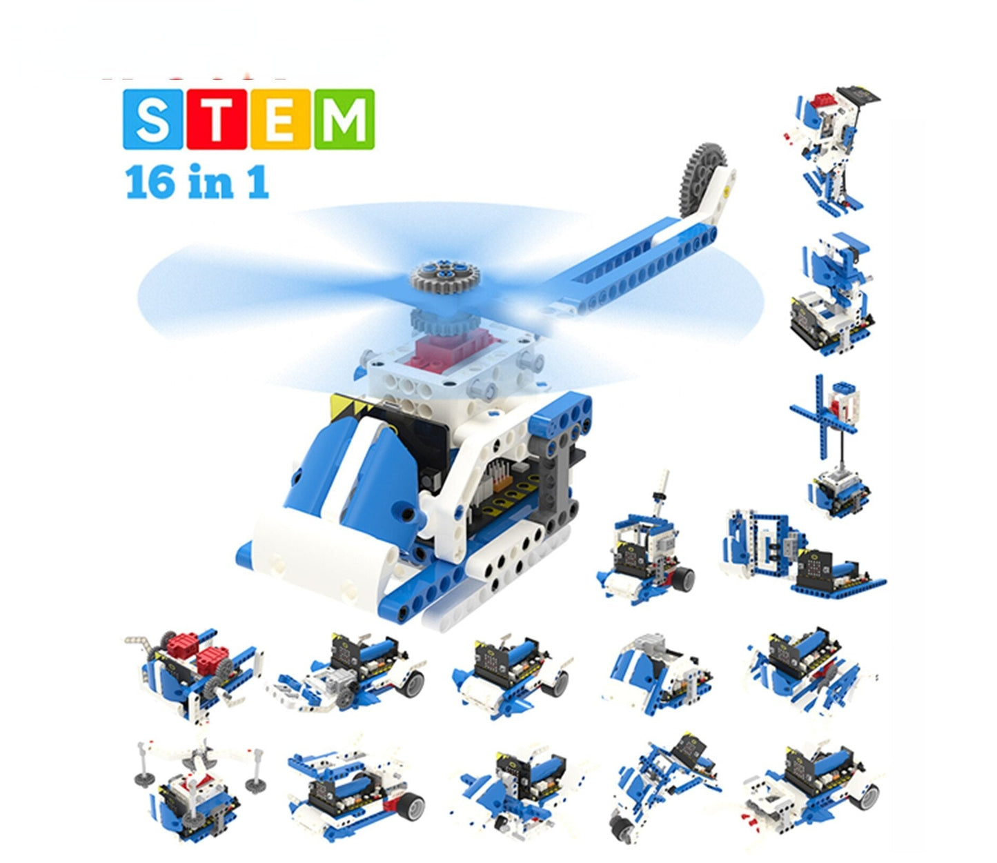 custom Micro: Bit V2 16 In 1 Bouwsteen Superkit Programmeerbare Educatief Stem Robot Met Grafische En Python Programmering