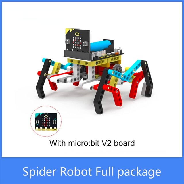 custom Micro: Bit V2 Steel Diy Hexapod Robot Spider Robot Kit