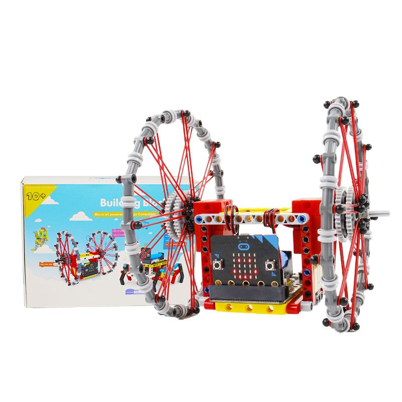custom Programmable Intelligent Micro: bit Building Block Balance Robot Car With APP Remote Control