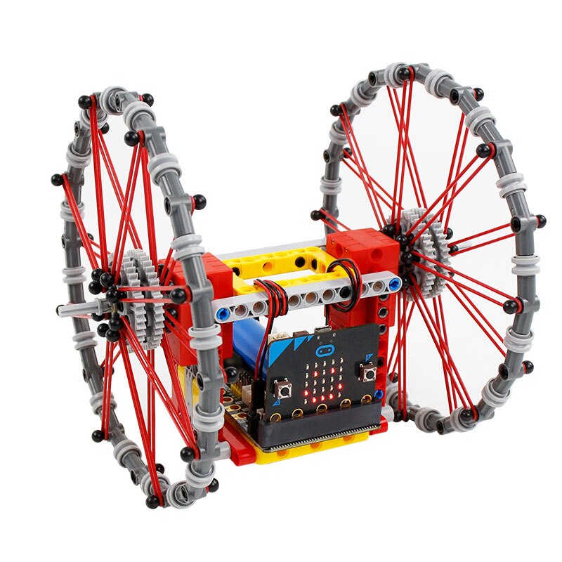 custom Programmable Intelligent Micro: bit Building Block Balance Robot Car With APP Remote Control