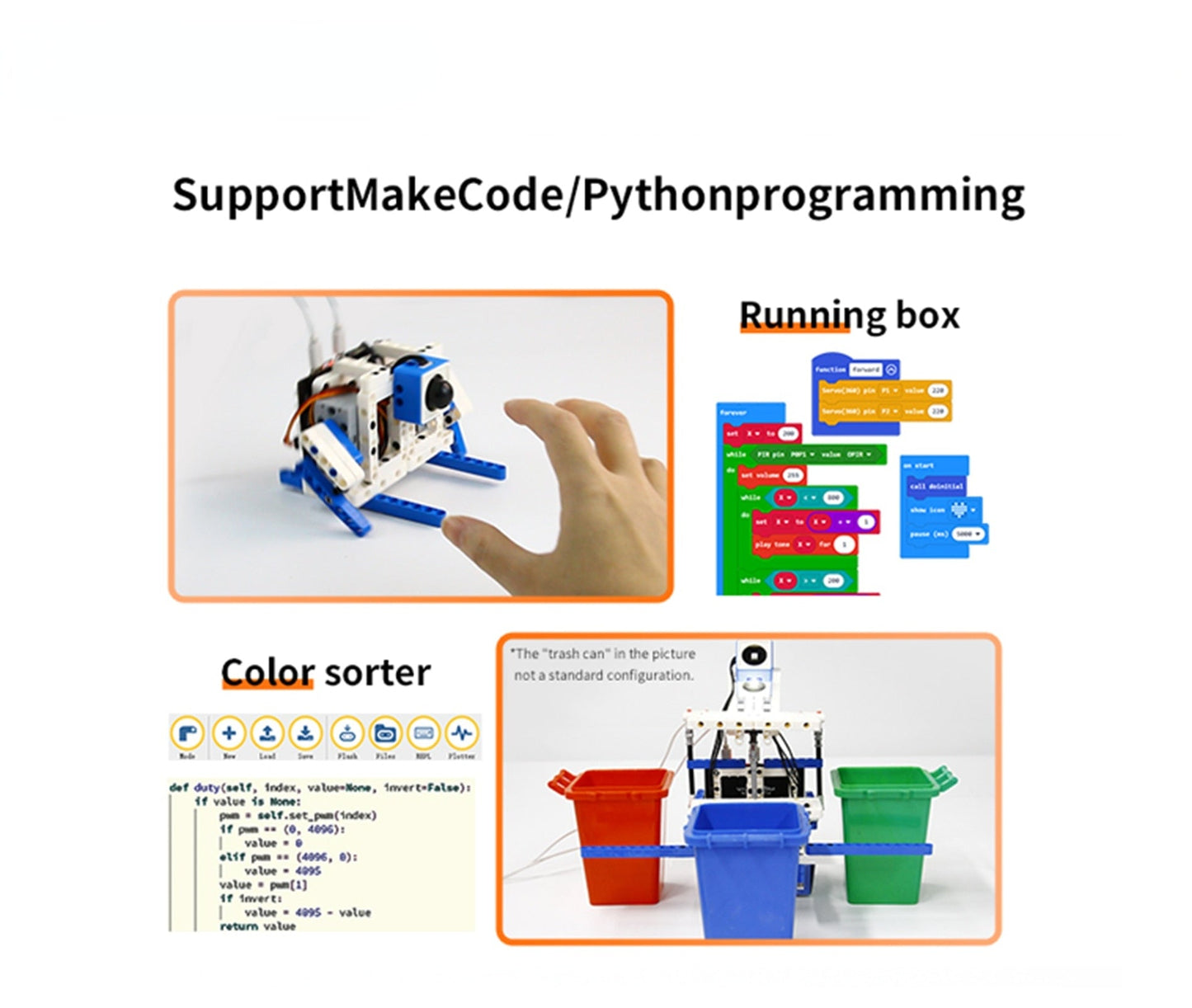 custom Programmeerbare Sensor Kit Met 20 + Bouwsteen Modellen Compatibel Met Le Gaan Voor Micro:bit V2/V1.5 Board