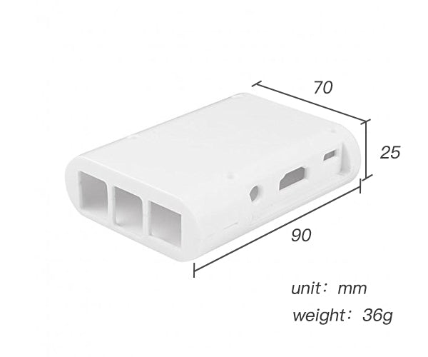 New Raspberry Pi 3 ABS Case fan cooled white for  raspberry pi 3 LT-5B01 customize